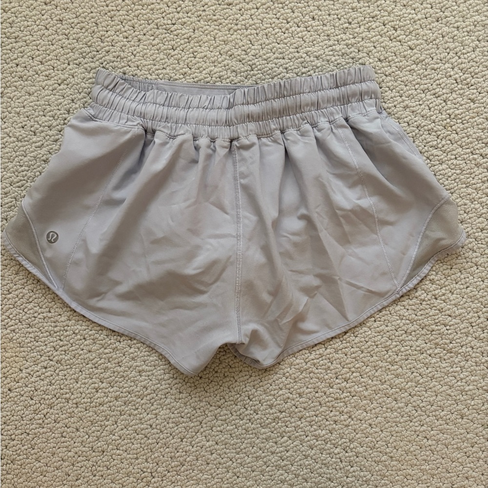 lululemon athletica Women's Light Gray Athletic Shorts